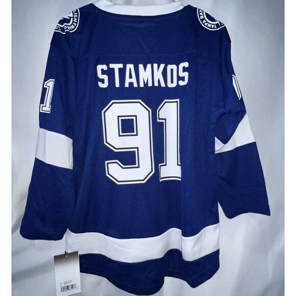 NHL Tampa Bay Lightning Steven Stamkos C Jersey Boys Youth Size L